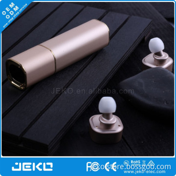 Beautiful lipstick power bank TWS true wireless earphones for lady girls